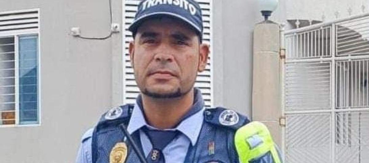 Jaiber Hincapié Inocencio, agente de tránsito asesinado. 