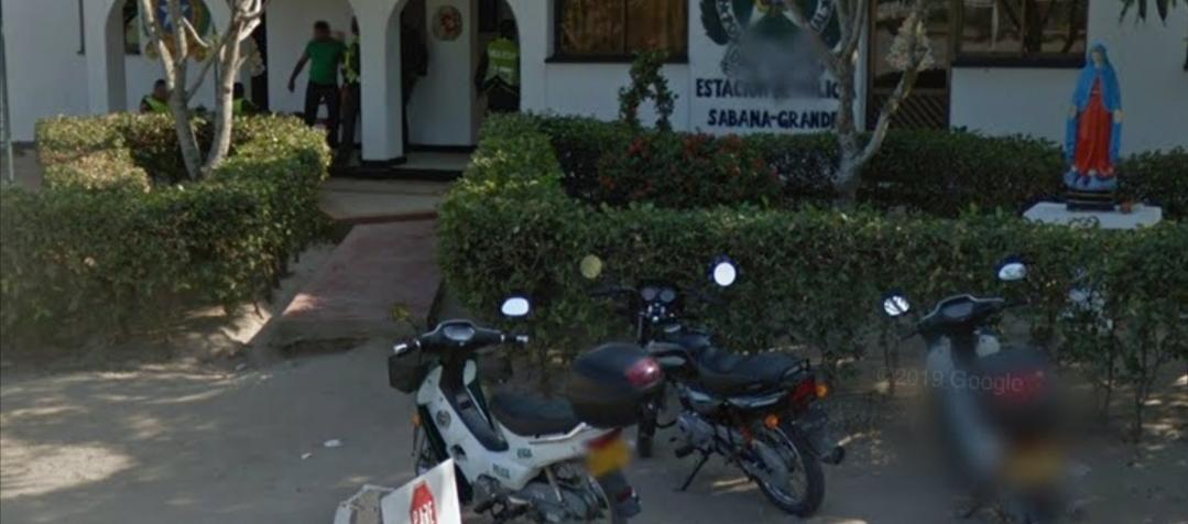 Estación de Policía de Sabanagrande.