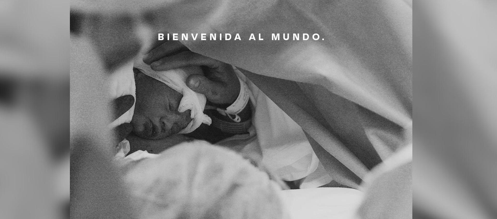 Falcao anunció el nacimiento de su hija.