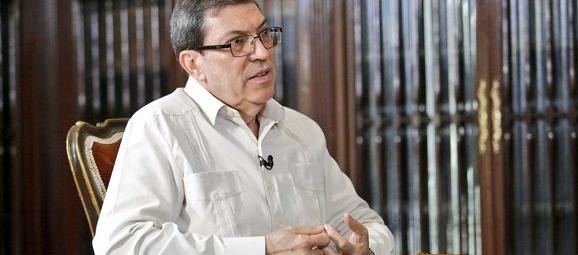 El ministro cubano de Relaciones Exteriores, Bruno Rodríguez