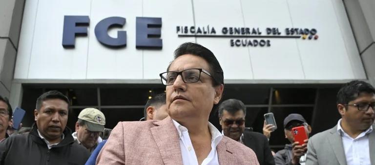 El candidato presidencial asesinado Fernando Villavicencio.