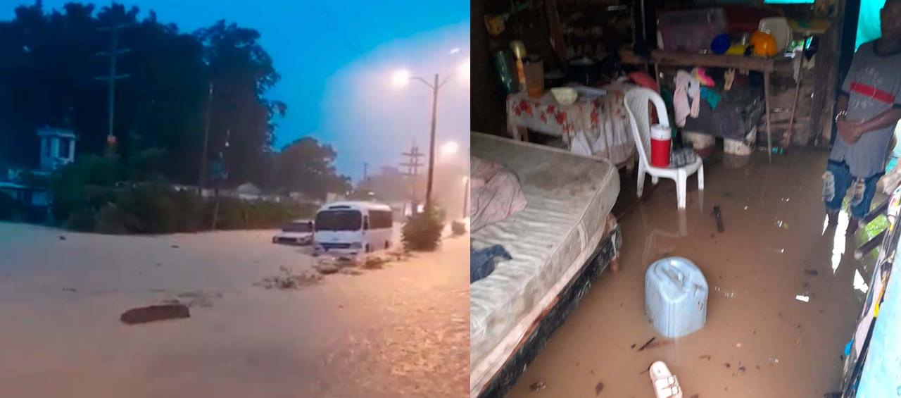 La emergencia por inundaciones de esta noche de martes en Cartagena por las intensas lluvias