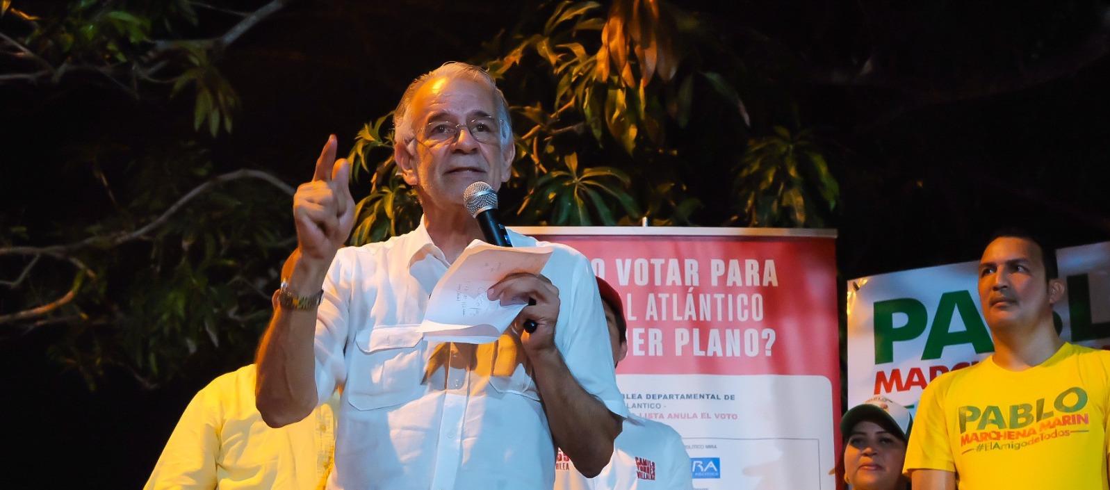 Eduardo Verano, candidato a la Gobernación del Atlántico.