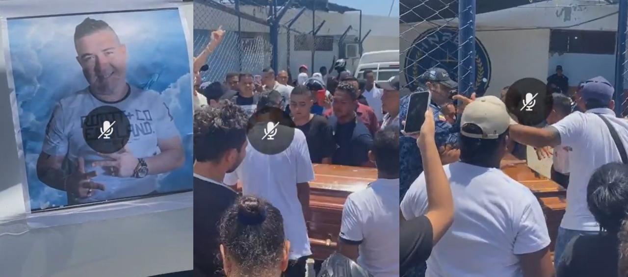 El cortejo fúnebre de Numar Amith Chinchilla Abril, alias 'Numa' es ingresado a la cárcel de Santa Marta