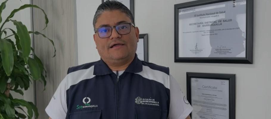 Humberto Mendoza Charris, Secretario distrital de Salud.