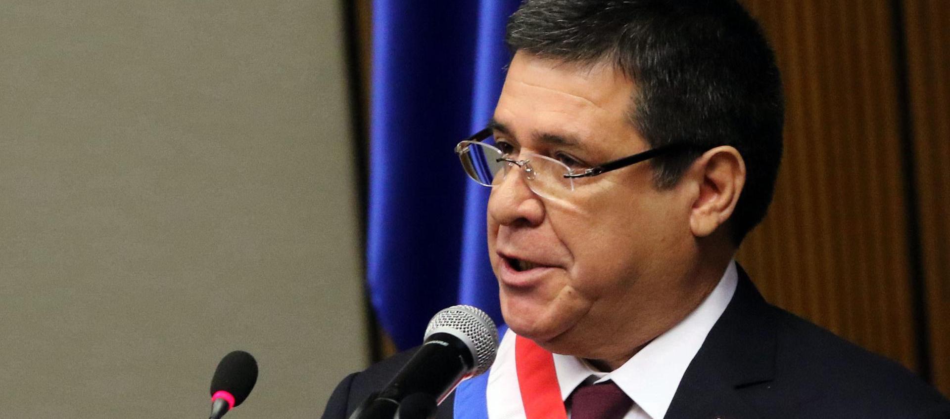 Expresidente paraguayo Horacio Cartes. 
