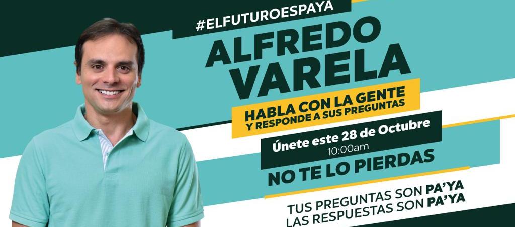 La invitación del candidato Alfredo Varela para la maratón digital