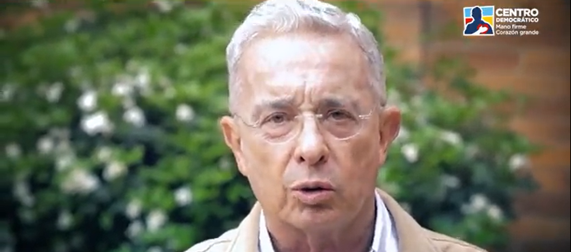 Álvaro Uribe, director del Centro Democrático.