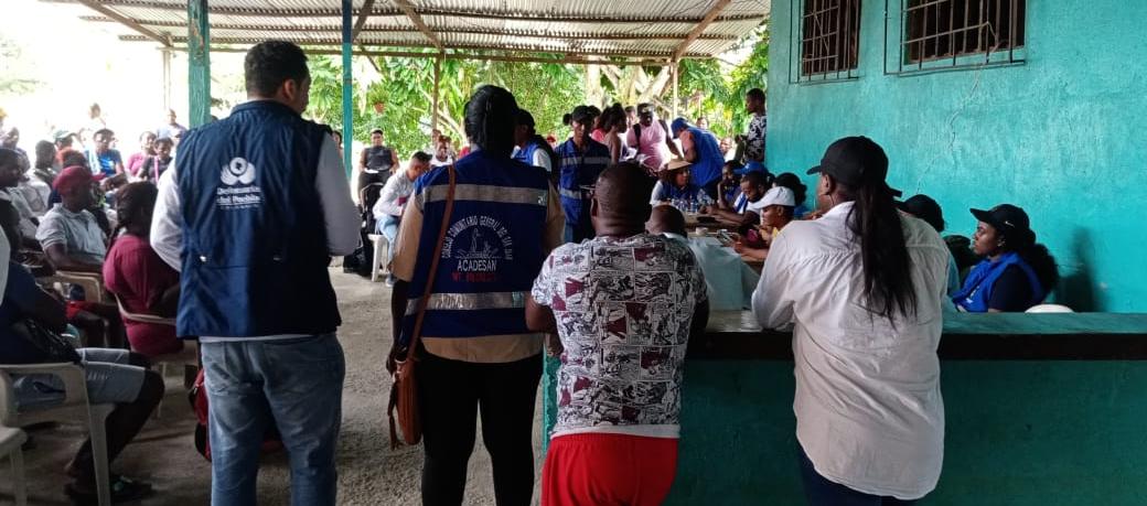 Funcionarios de la Defensoría del Pueblo en el Chocó.