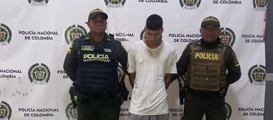 Kevin Alberto Chavarriaga De Las Salas, capturado.