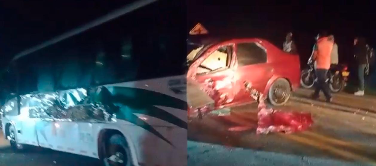Accidente de tránsito en Sabanalarga.