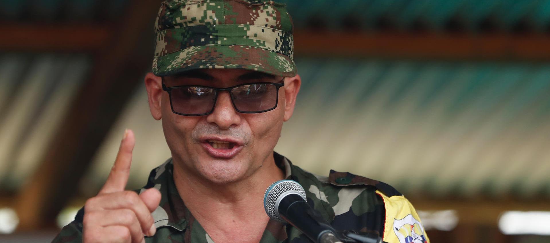 Iván Mordisco, comandante general del Estado Mayor Central (EMC), disidencia de las FARC.