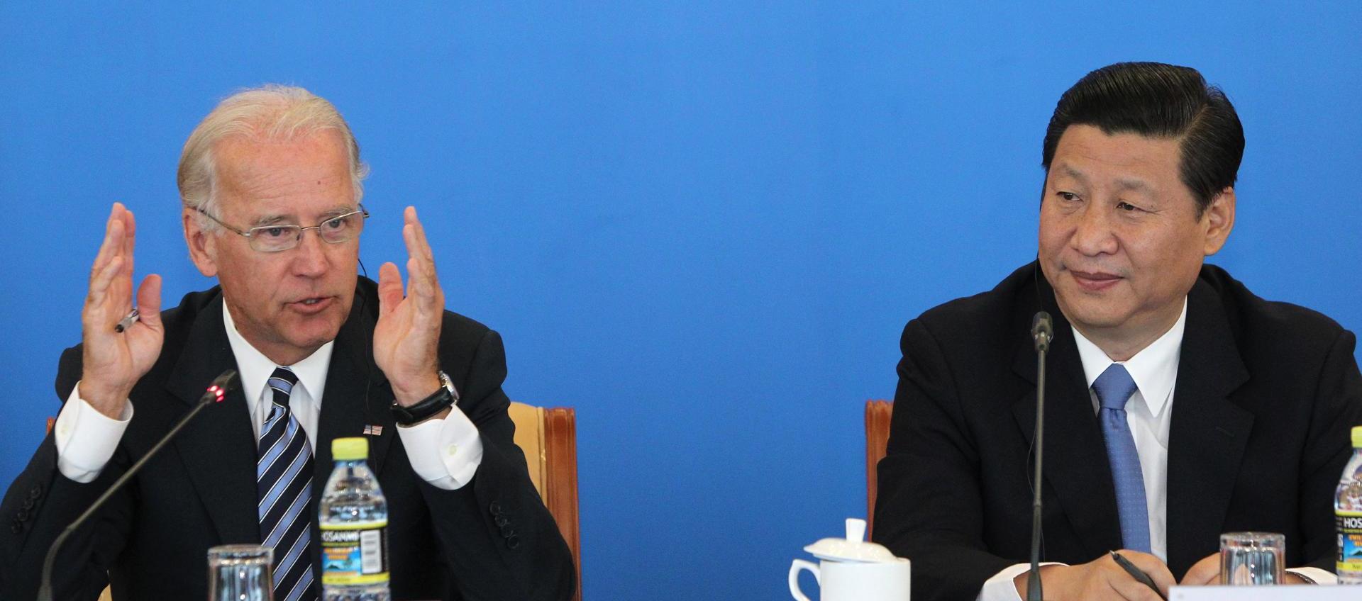 Joe Biden, presidente de Estados Unidos, y el presidente de China, Xi Jinping. 