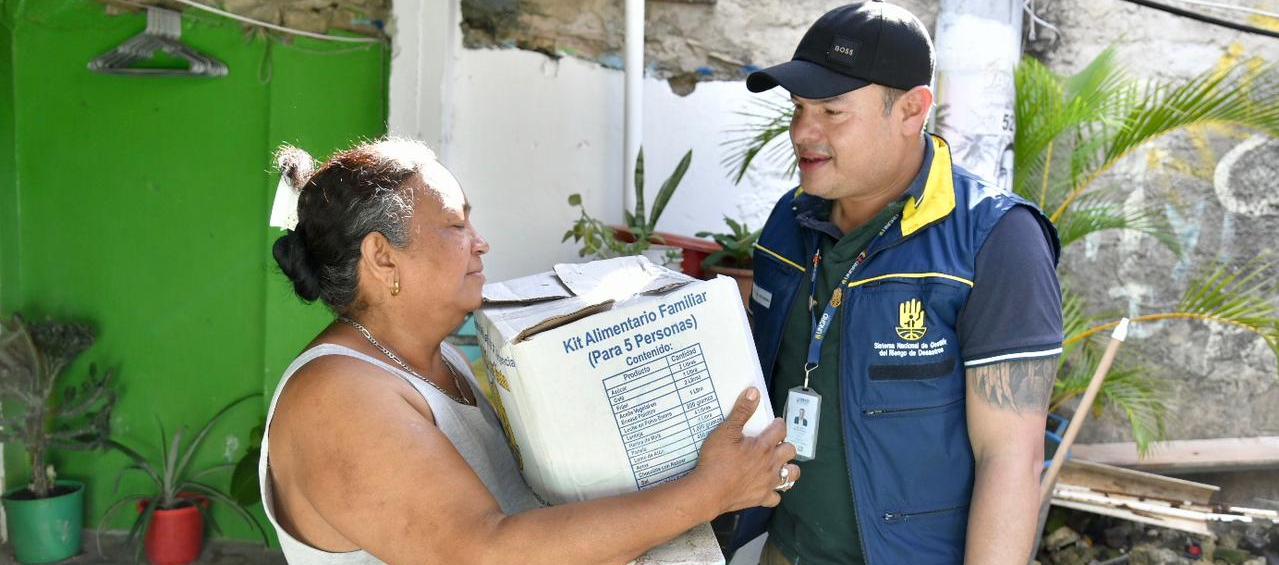 UNGRD atiende población afectada en San Andrés.