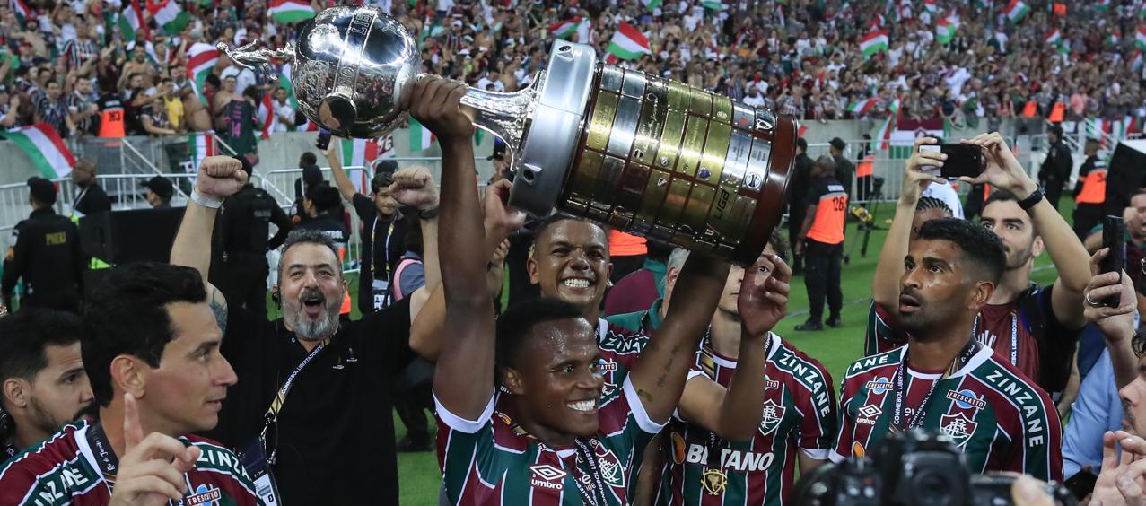 Fluminense, campeón de la edición de 2023 de la Copa Libertadores. 