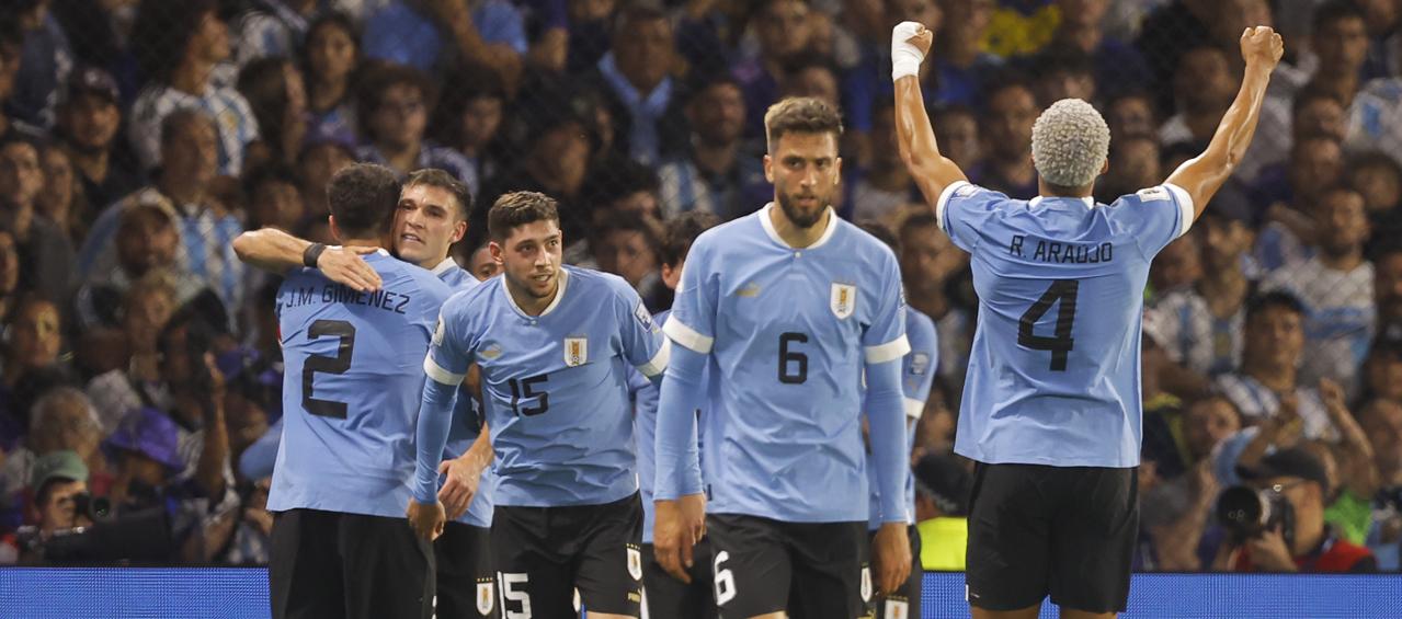 Uruguay viene de ganarle 2-0 a Argentina, en la Bombonera. 