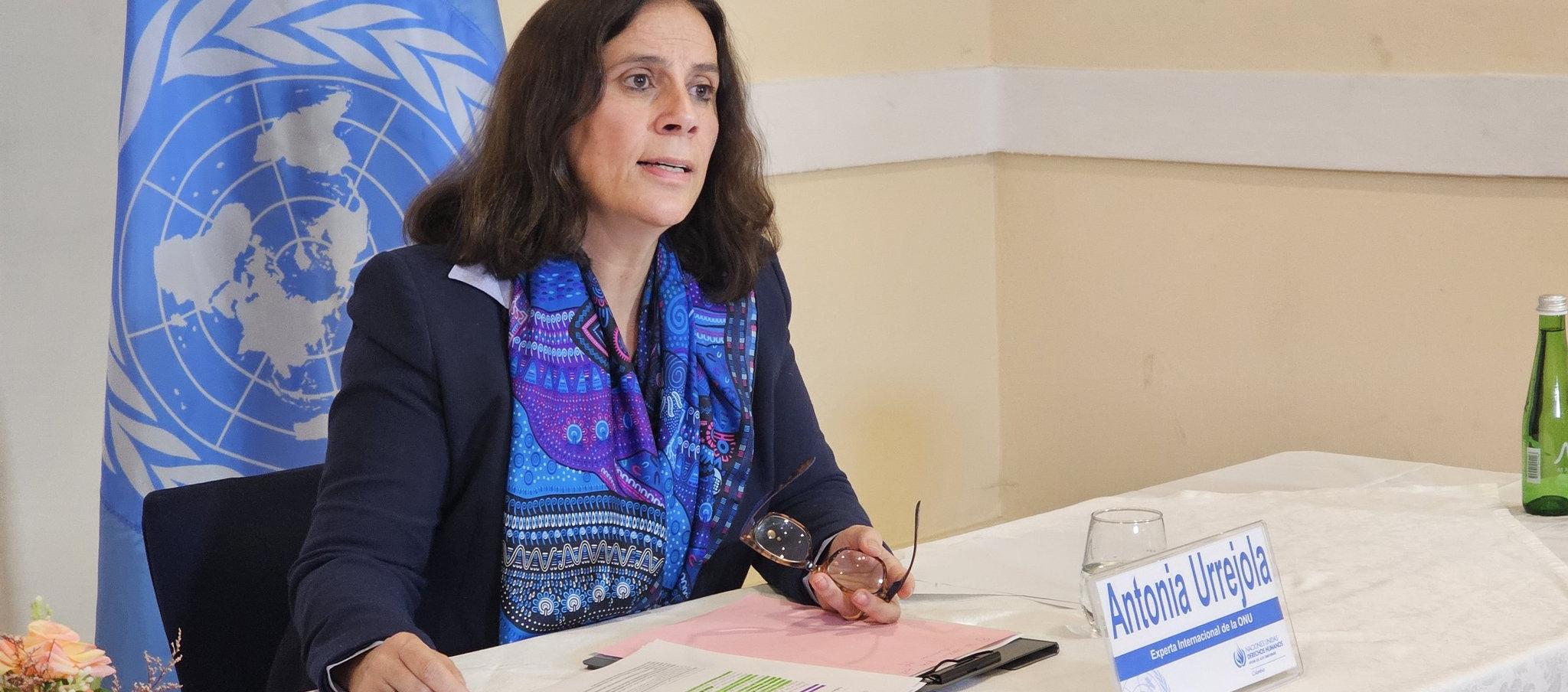 Antonia Urrejola, experta en Derechos Humanos de la ONU 