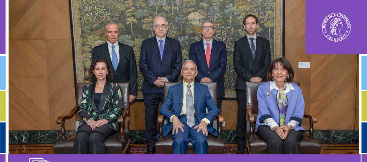 Junta del Banco de la República con el ministro de Hacienda, Ricardo Bonilla