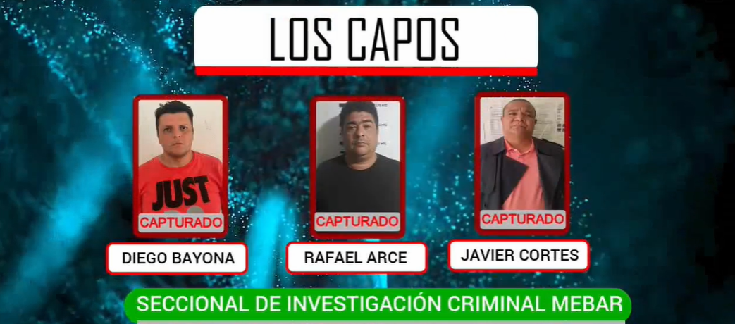 Integrantes de 'Los capos'.