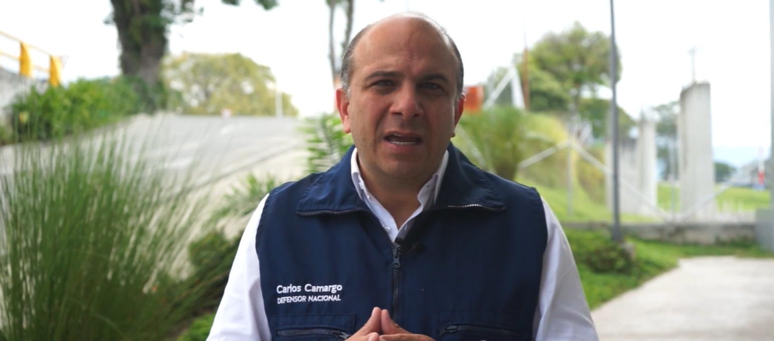 Carlos Camargo Assis, defensor del pueblo.