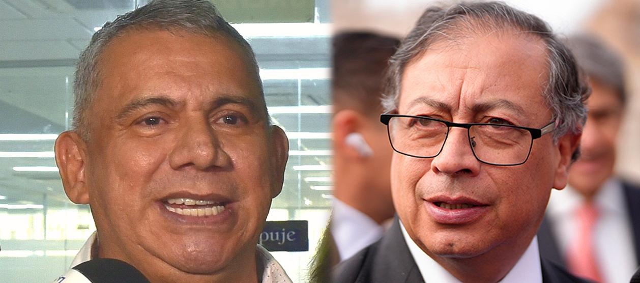 Máximo Noriega y Gustavo Petro.