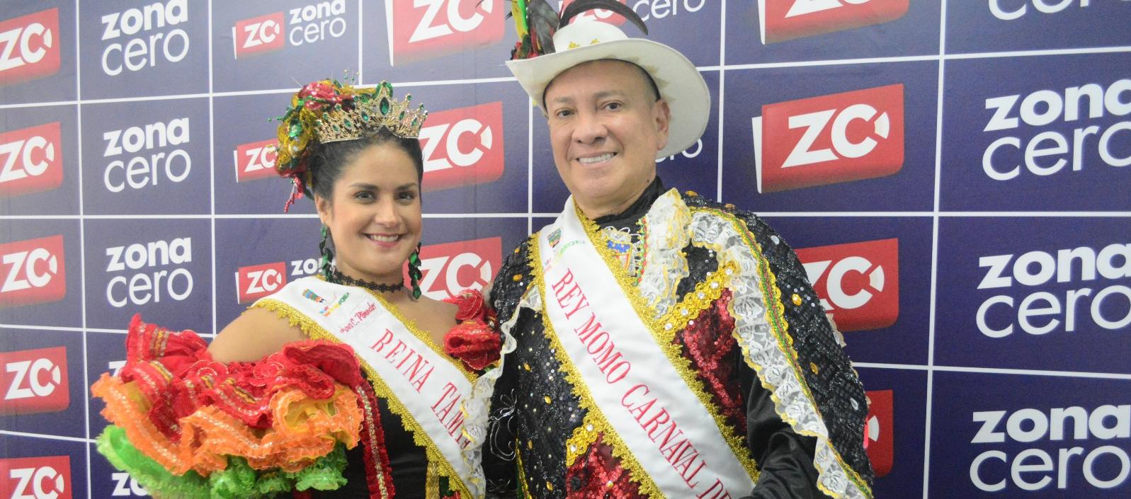 Laura Cabas Pinedo y Gustavo Peñaranda, Reyes del Carnaval de Barranquilla en Tampa.