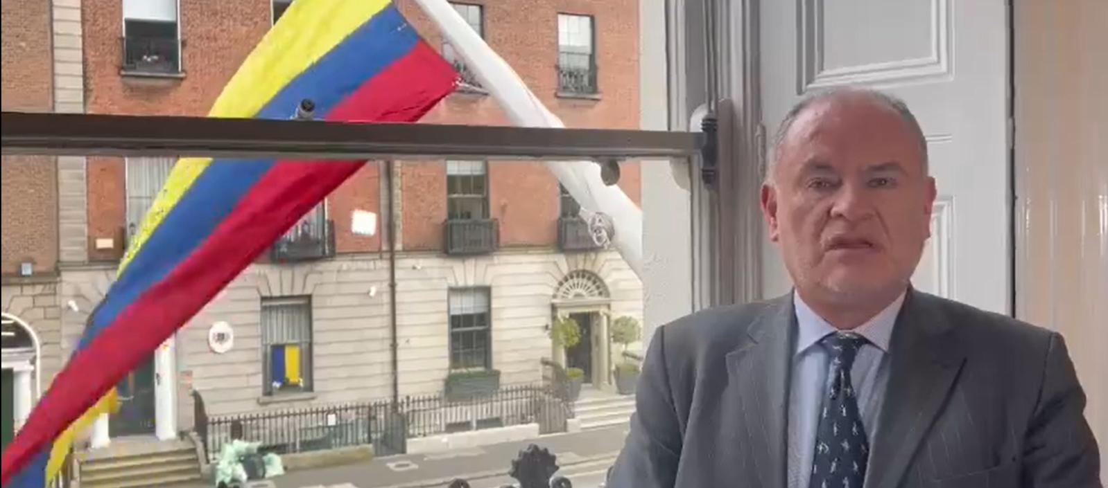 El embajador de Colombia en Irlanda, Camilo Ruiz
