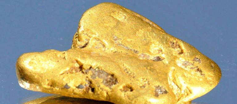 La pepita de oro fue encontrada en mayo de 2023.