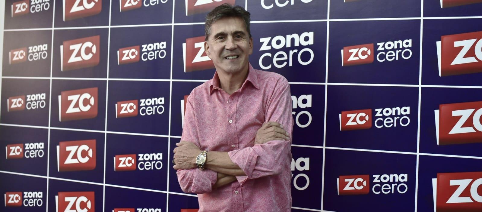 Ricardo Leyva, empresario de conciertos, durante su visita a zonacero.com.