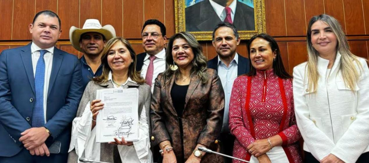 Los senadores que firmaron el archivo de la Reforma a la Salud. 