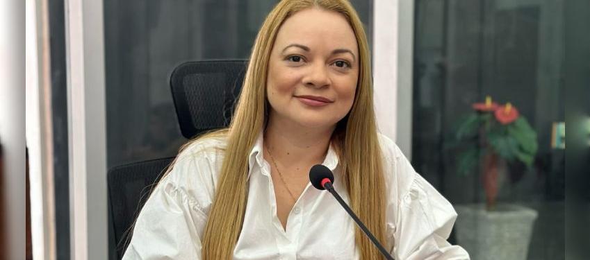La diputada del Atlántico Alejandra Moreno