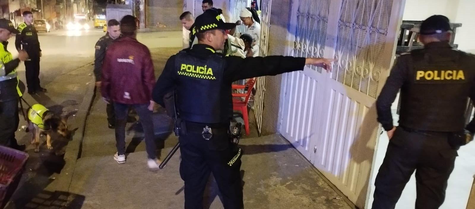 Operativos de la Policía de Bogotá en la localidad de Usme.