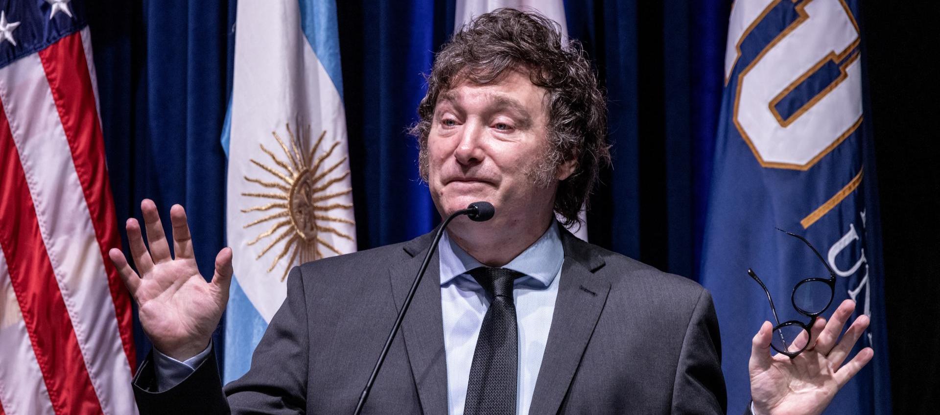 Javier Milei, presidente de Argentina. 