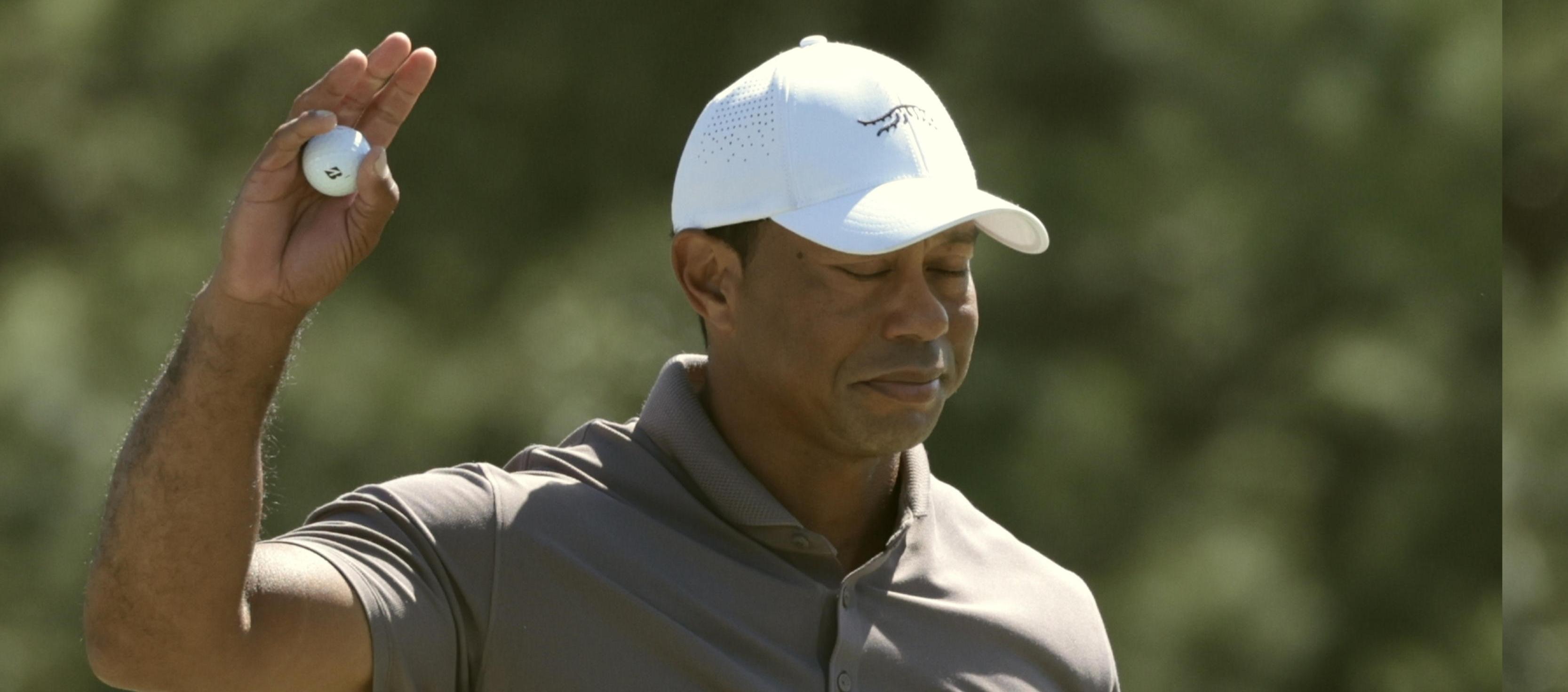 El estadounidense Tiger Woods, ganador en cinco ocasiones del Masters de Augusta.
