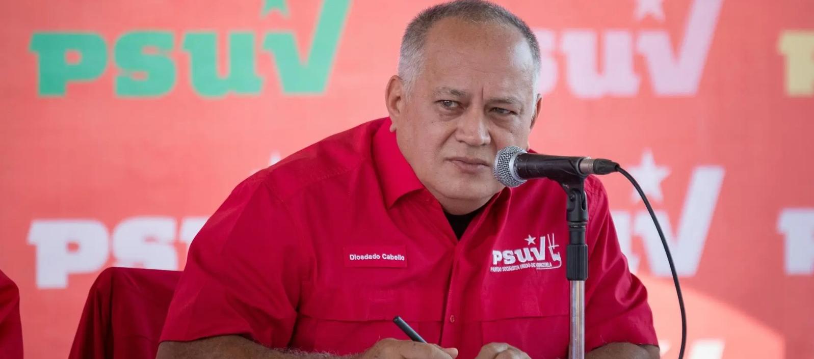 El dirigente chavista Diosdado Cabello.