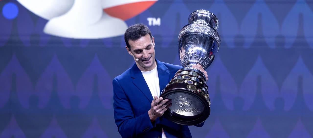 Lionel Scaloni, técnico de Argentina, último campeón de la Copa América. 