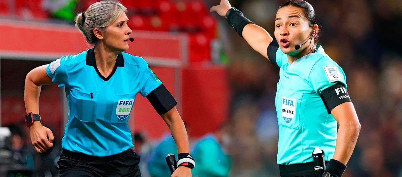 Las árbitras brasileñas y Edina Alves son las dos primeras mujeres en dirigir un partido en la historia de la Copa América