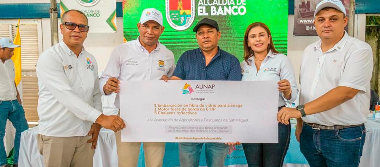Proyectos benefician a pescadores de Magdalena y Bolívar.