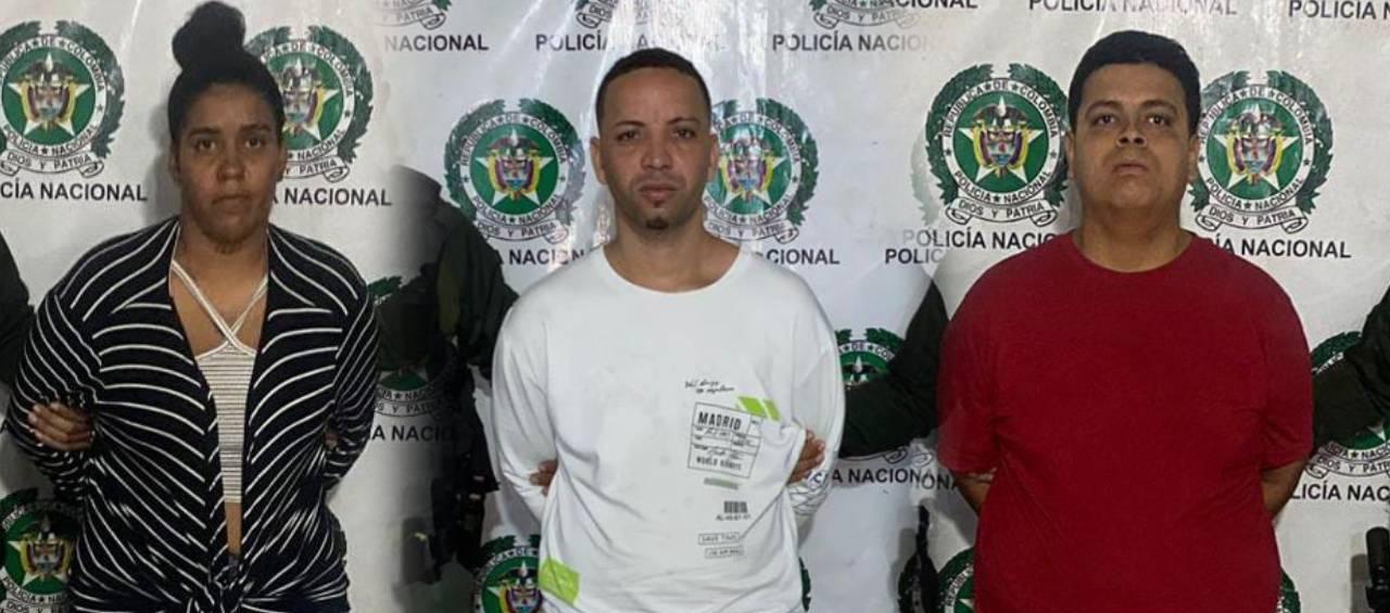 Dos fueron capturados en Soledad y el restante en Barranquilla.