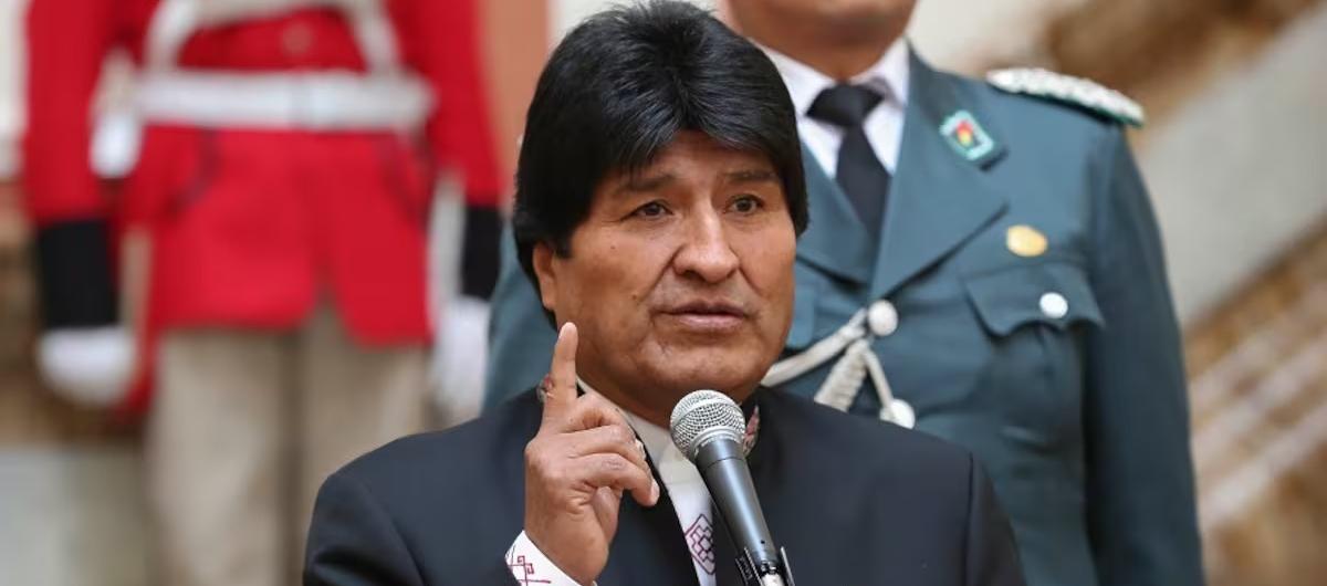 Evo Morales, expresidente de Bolivía. 