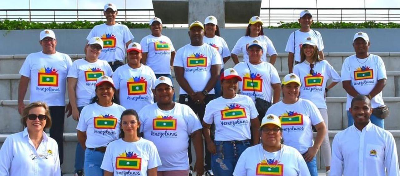 Miembros de 'Venezolanos en Barranquilla'.