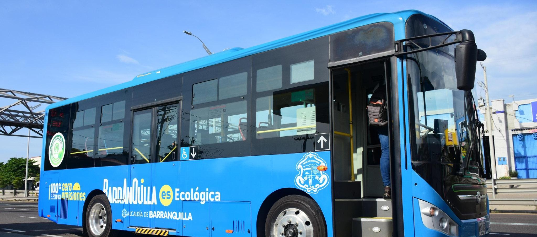 Buses eléctricos para Barranquilla.