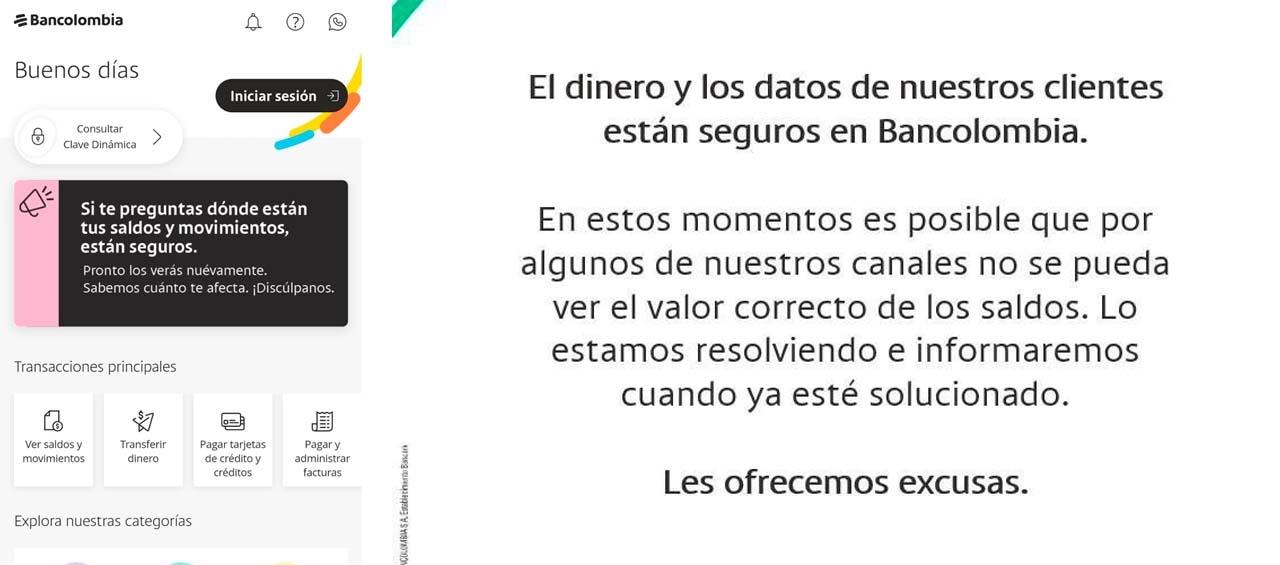 El pronunciamiento del banco.