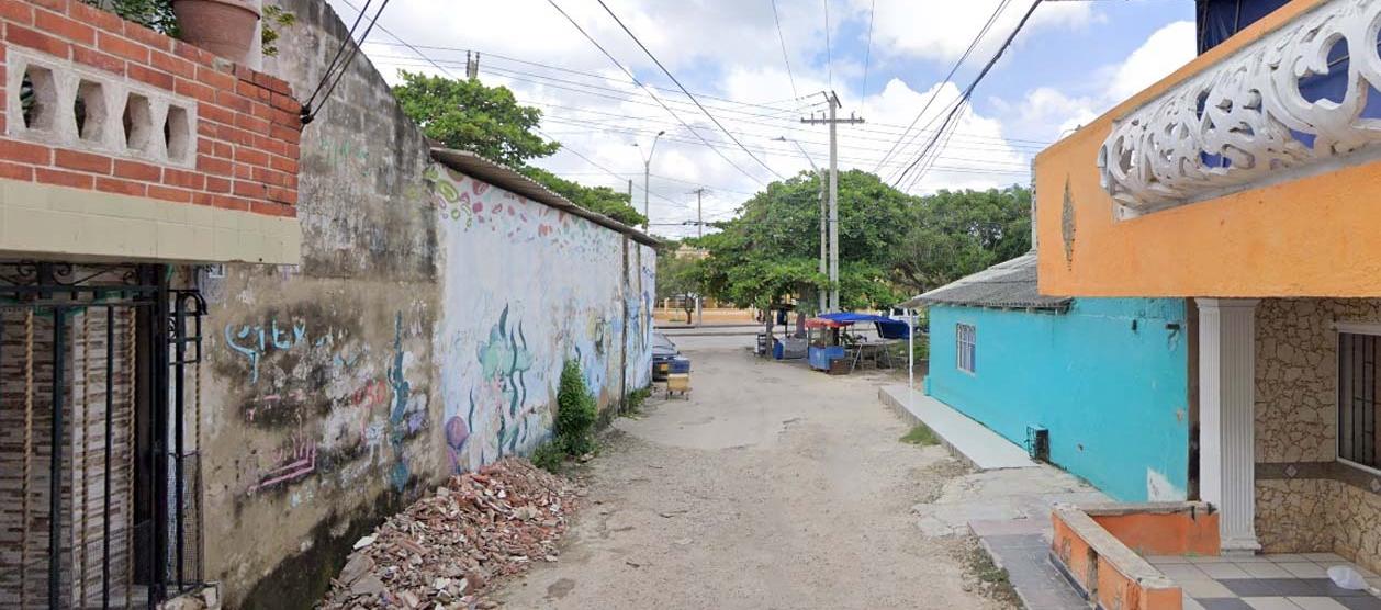 Sector de Barlovento donde ocurrió el crimen. 