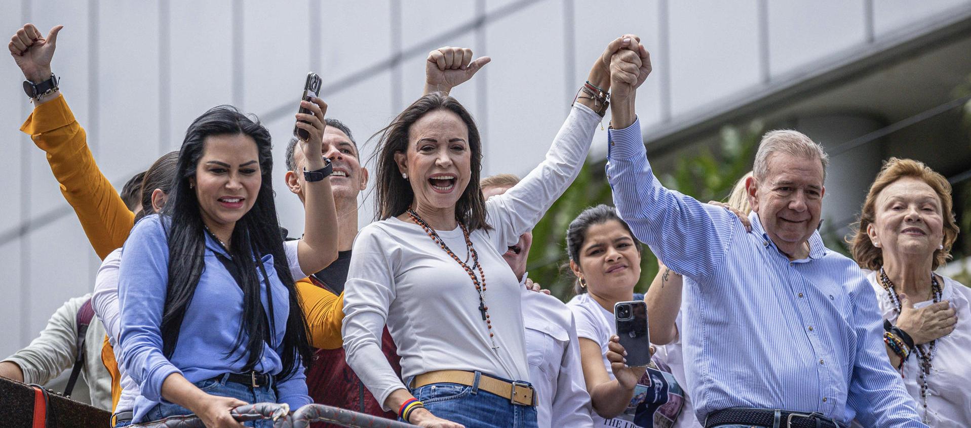 María Corina Machado y Edmundo González.