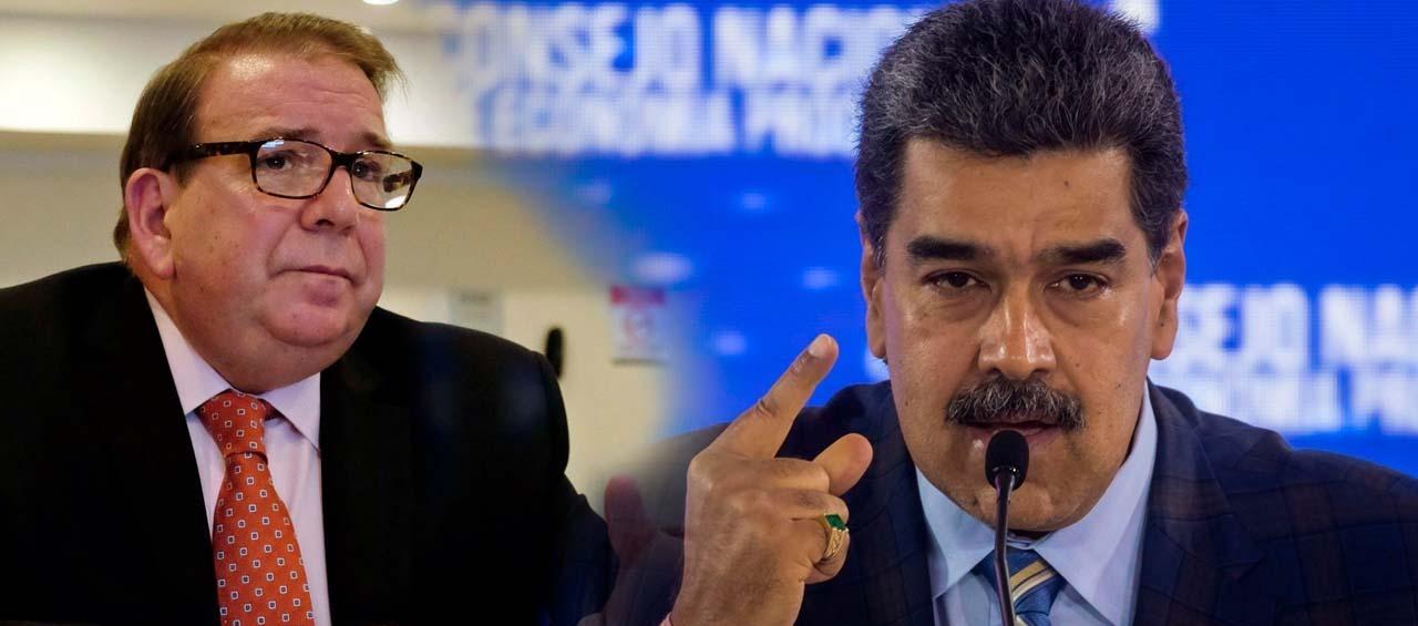 Edmundo González y Nicolás Maduro. 