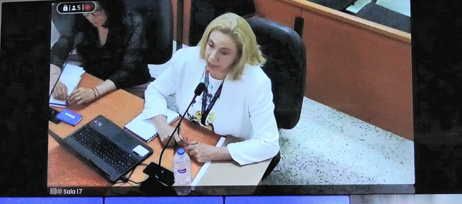 La fiscal 3 delegada contra el lavados de activos, Lucy Marcela Laborde. 