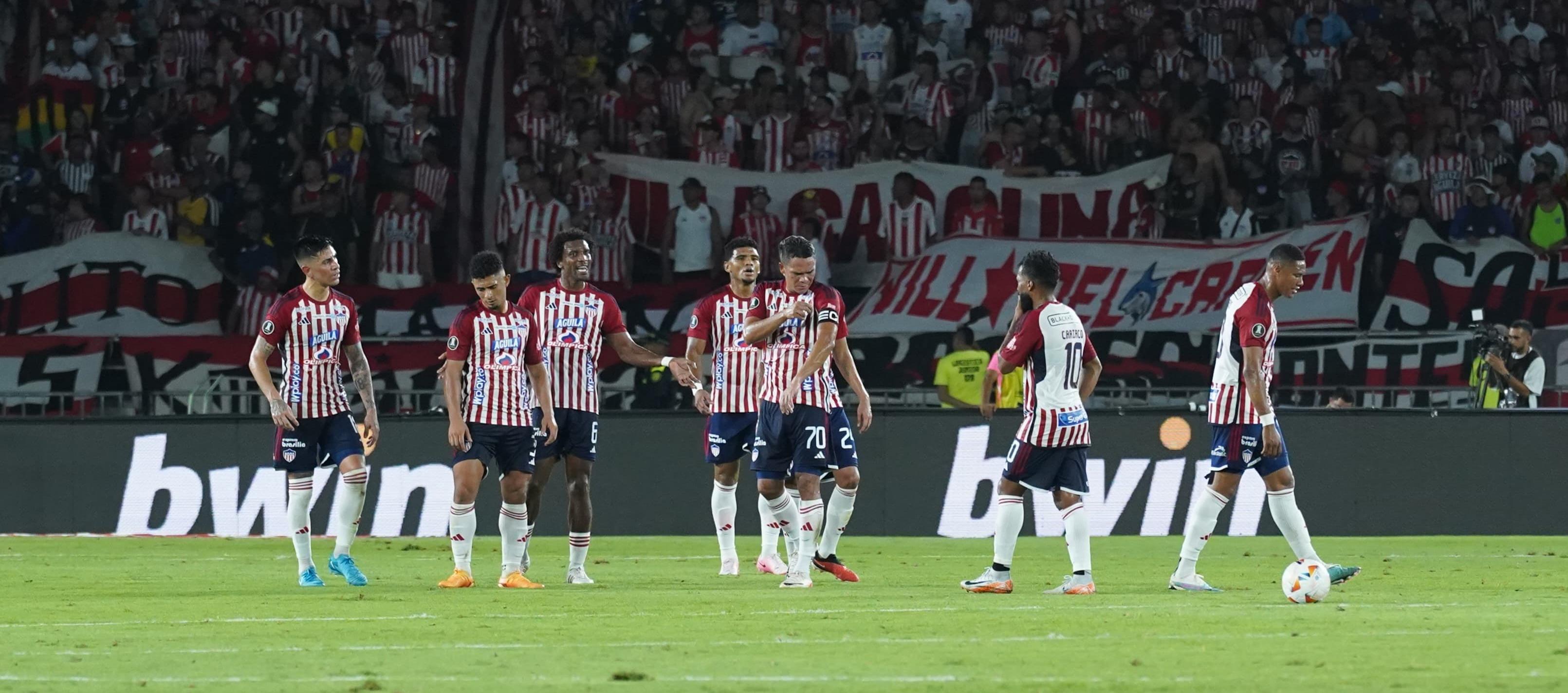 Junior tras quedar eliminado de la Copa Libertadores. 