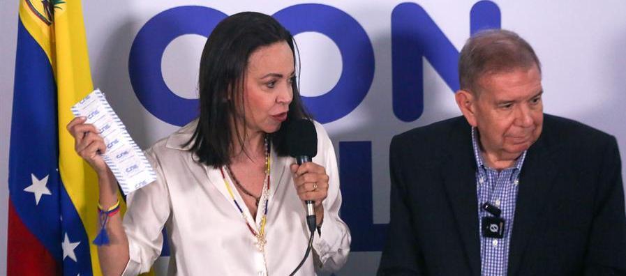 María Corina Machado y Edmundo González Urrutia.