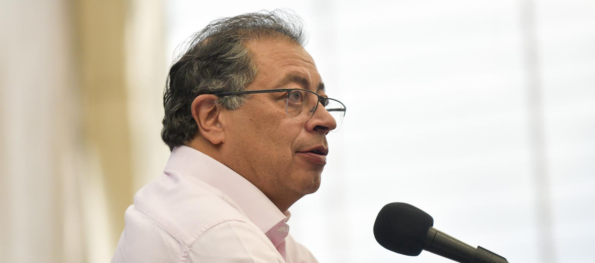 El Presidente Gustavo Petro.